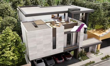 COL. DEL VALLE en San Pedro Garza García - Casa en VENTA de 1,042 m2 | 3 Niveles VISTAS PANORAMICAS