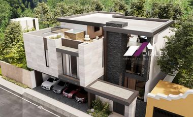 COL. DEL VALLE en San Pedro Garza García - Casa en VENTA de 1,042 m2 | 3 Niveles VISTAS PANORAMICAS