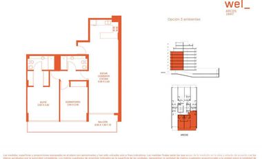 Departamento 2 ambientes en VENTA en Belgrano