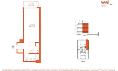 Departamento 2 ambientes en VENTA en Belgrano