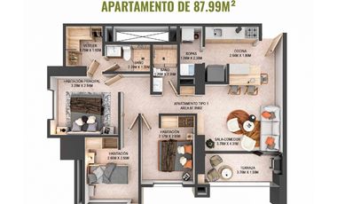 VENTA APARTAMENTOS SOBRE PLANOS LA VILLA PEREIRA