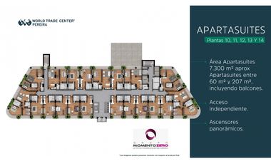 VENTA APARTASUITES COMPLEJO EMPRESARIAL WORLD TRADE CENTER PEREIRA