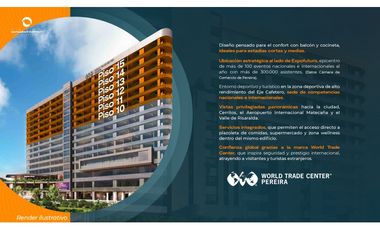 VENTA APARTASUITES COMPLEJO EMPRESARIAL WORLD TRADE CENTER PEREIRA