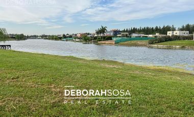 Lote en venta al agua area 1 excelente ubicacion Country San Matias Escobar