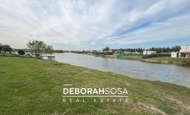 Lote en venta al agua area 1 excelente ubicacion Country San Matias Escobar