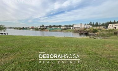 Lote en venta al agua area 1 excelente ubicacion Country San Matias Escobar