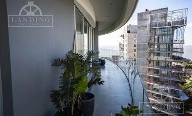 Departamento con increibles vistas al río en piso 15