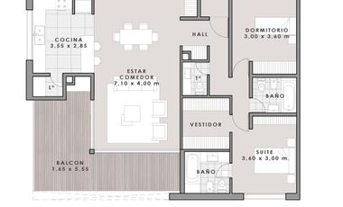 Departamento premium  4 ambientes a la venta en Parque Leloir.