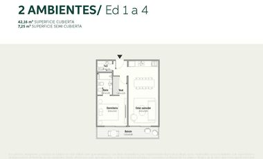 Departamento en Palmera Golf, el Cantón