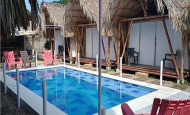 Se vende HOSTAL en Palomino la Guajira