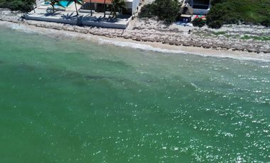 Depa 3 recámaras FRENTE al MAR en playa San Benito Yucatan
