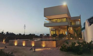 Casa en Venta Frente al Mar, San Bruno; Yucatán. (MACM)