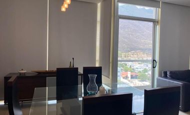 Departamento amueblado en renta en Torre Aqua, Valle Oriente, Monterrey
