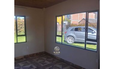 VENDO O ARRIENDO HERMOSA CASA CAMPESTRE EN TABIO
