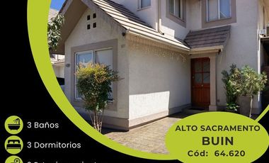Casa en Venta en A64620 - Venta Casa Alto Sacramento Buin - 3D3B2E1Atico
