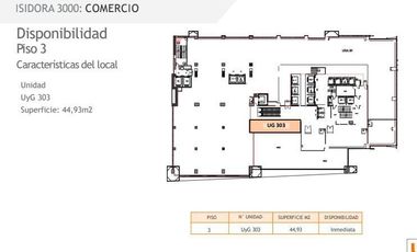 Local Comercial en Arriendo en Isidora Goyenechea 3000