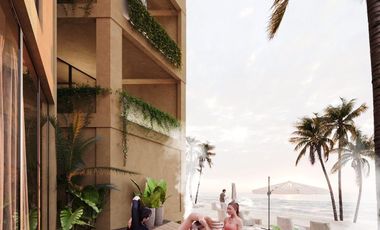 Penthouse en venta frente al mar de San Crisanto Yucatán.