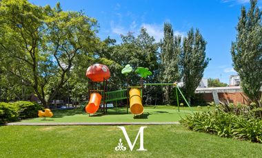 Penthouse con jardin en torre con vista al rio, 3 dorm, 3coch amenities, seg 24 hs