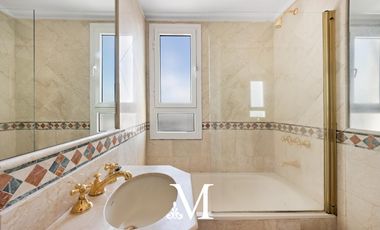 Penthouse con jardin en torre con vista al rio, 3 dorm, 3coch amenities, seg 24 hs