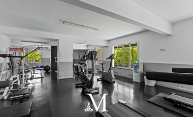 Penthouse con jardin en torre con vista al rio, 3 dorm, 3coch amenities, seg 24 hs