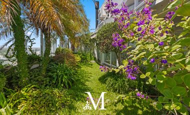 Penthouse con jardin en torre con vista al rio, 3 dorm, 3coch amenities, seg 24 hs