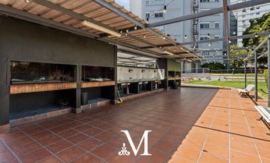 Penthouse con jardin en torre con vista al rio, 3 dorm, 3coch amenities, seg 24 hs