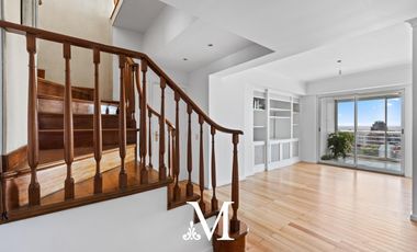 Penthouse con jardin en torre con vista al rio, 3 dorm, 3coch amenities, seg 24 hs
