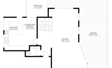Penthouse con jardin en torre con vista al rio, 3 dorm, 3coch amenities, seg 24 hs