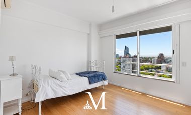 Penthouse con jardin en torre con vista al rio, 3 dorm, 3coch amenities, seg 24 hs