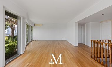 Penthouse con jardin en torre con vista al rio, 3 dorm, 3coch amenities, seg 24 hs