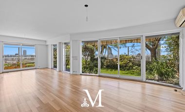Penthouse con jardin en torre con vista al rio, 3 dorm, 3coch amenities, seg 24 hs
