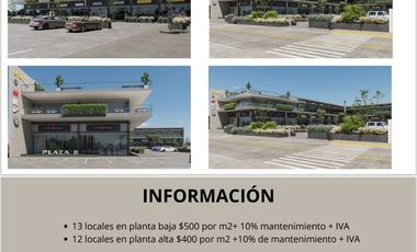 Local renta en plaza