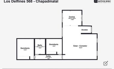 Venta - Casa 3 ambientes - Parque - Chapadmalal