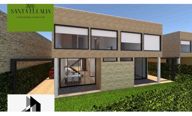 Vendo casa inteligente 153mt conj.14 un. 800M. 3 habitaciones con baño