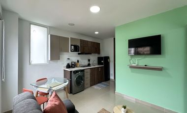 Se Alquila Lindo  Apartaestudio En Quinto Piso Con Ascensor Para Renta Corta O De Larga Estancia