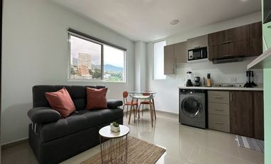 Se Alquila Lindo  Apartaestudio En Quinto Piso Con Ascensor Para Renta Corta O De Larga Estancia