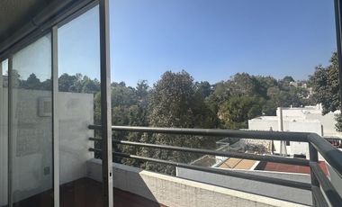 Departamento en venta en Tetelpan en condominio arbolado con alberca