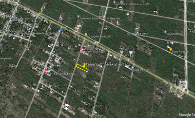 Terreno en esquina en renta en Chablekal a pocos minutos de Yucatán Country Club