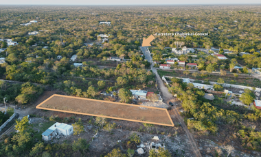 Terreno en esquina en renta en Chablekal a pocos minutos de Yucatán Country Club