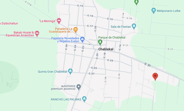 Terreno en venta a unos metros de la carr. Chablekal a San Diego Cutz, Mérida