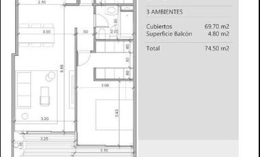 Departamento en  venta de 2 ambientes al frente con  balcón y  terrazapropia - San martin centro