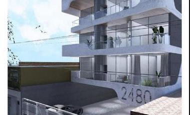 Departamento en  venta de 2 ambientes al frente con  balcón y  terrazapropia - San martin centro