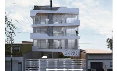 Departamento en  venta de 2 ambientes al frente con  balcón y  terrazapropia - San martin centro