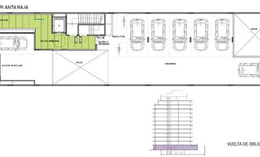 Departamento en Lomas De Nuñez / Monoambiente con balcón terraza