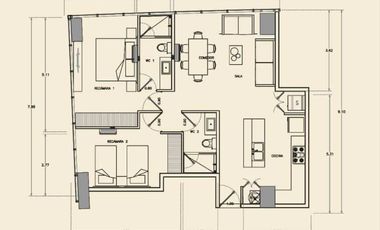 DEPARTAMENTOS EN VENTA ZONA SAN NICOLAS DE LOS GARZA, N.L.