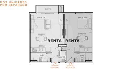 The easy block living Departamento en venta en Fraccionamiento Haciendas de Vista Hermosa