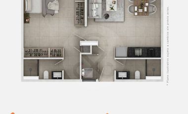 The easy block living Departamento en venta en Fraccionamiento Haciendas de Vista Hermosa