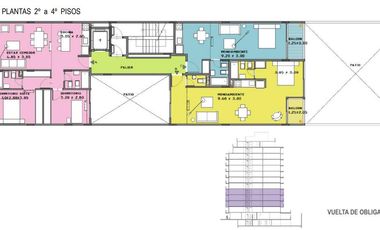Departamento en Lomas De Nuñez / Monoambiente con balcón terraza