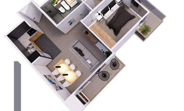 |DEPARTAMENTO 2 AMB| |A 200MTS DEL MAR| |COSTA AZUL|