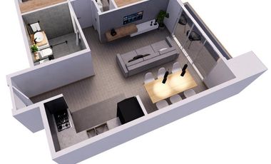 |DEPARTAMENTO 2 AMB| |A 200MTS DEL MAR| |COSTA AZUL|